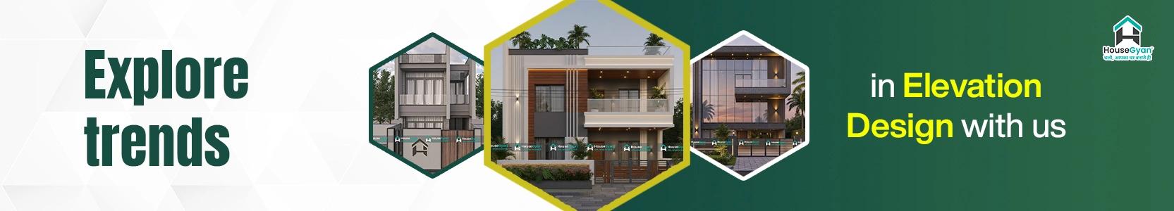Front elevation house design banner Front elevation house design banner