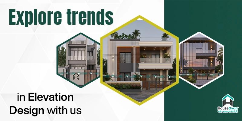 Front elevation house design banner Front elevation house design banner